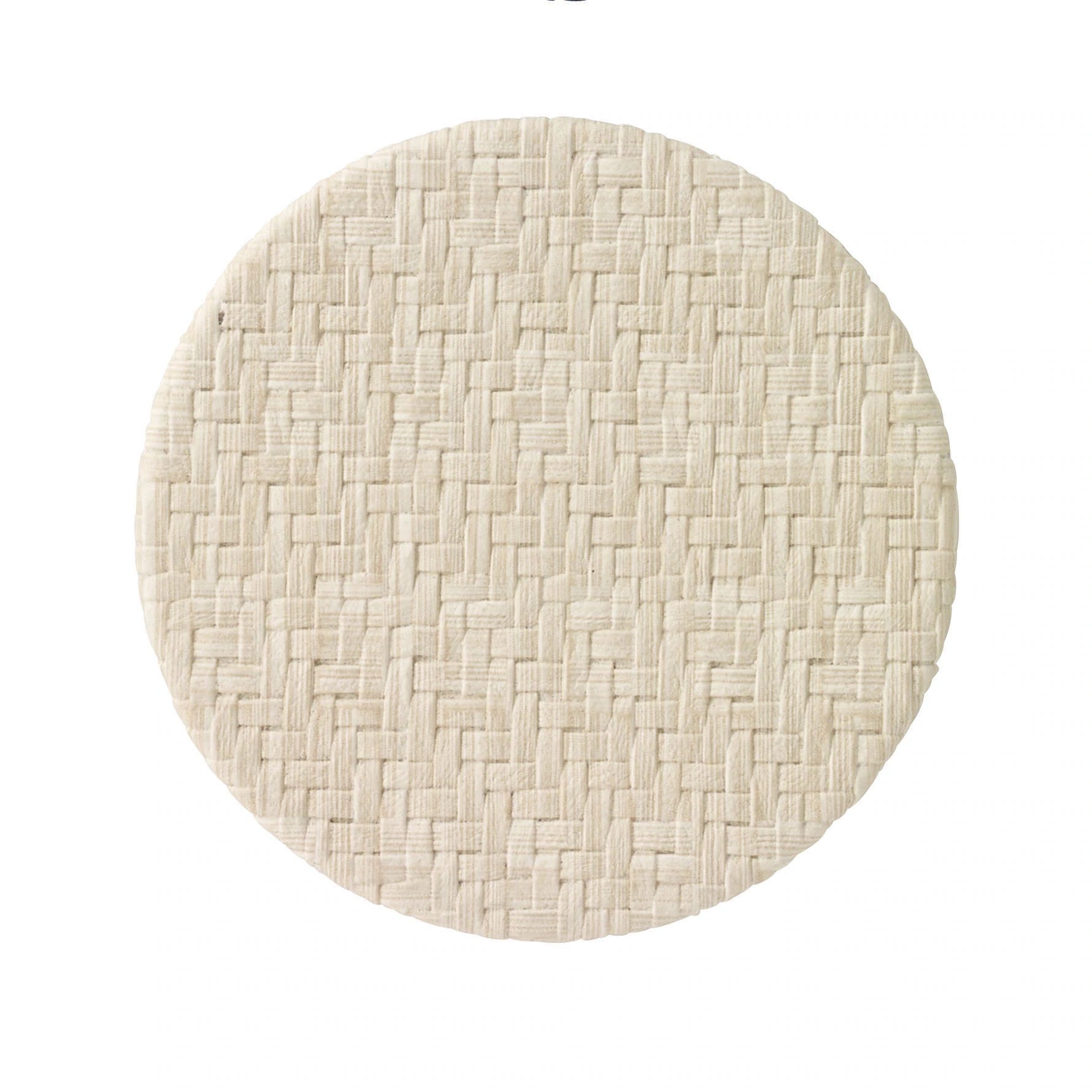 Wicker Coasters - Set of 4 Cream