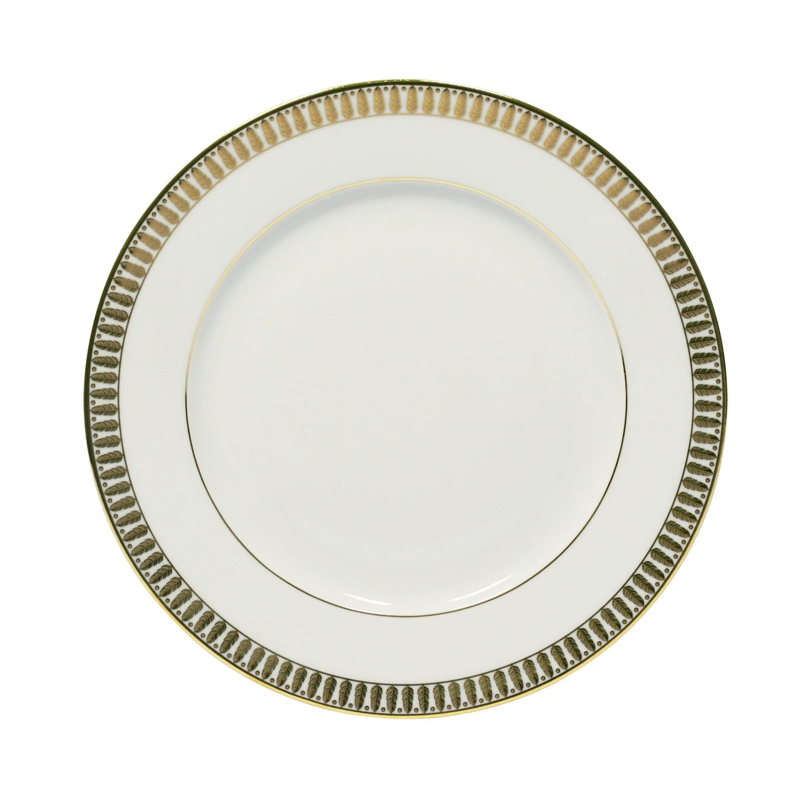 Plumes Salad Plate in Gold