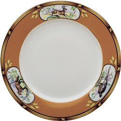 American Wildlife Plain Center Dinner Plate