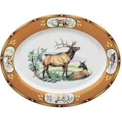 Julie Wear American Wildlife Elk Platter