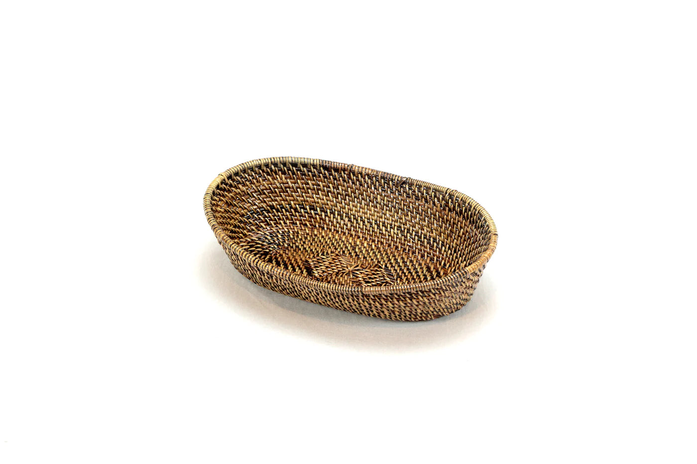 Oval Bread Basket with Edging, Large