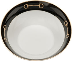 Julie Wear Cheval Black Serving Bowl