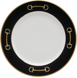 Cheval Black Dinner Plate