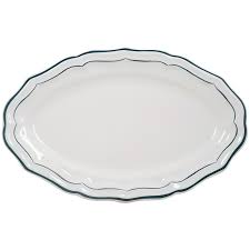 Filet Ocean Blue Oval Platter
