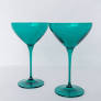 Estelle Colored Martini Glass - Set 2