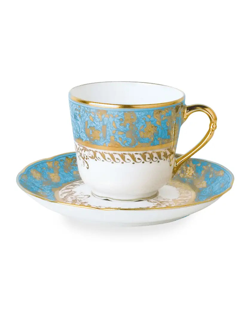 Eden Turquoise Coffee Saucer