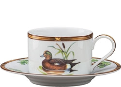 Julie Wear Game Birds American Widgeon Cup & Saucer