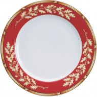 Gold Oak Red Buffet Plate