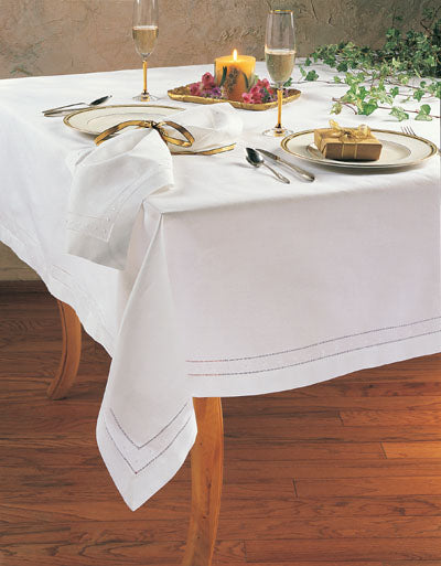 Tablecloth Embroidered and Hemstitch