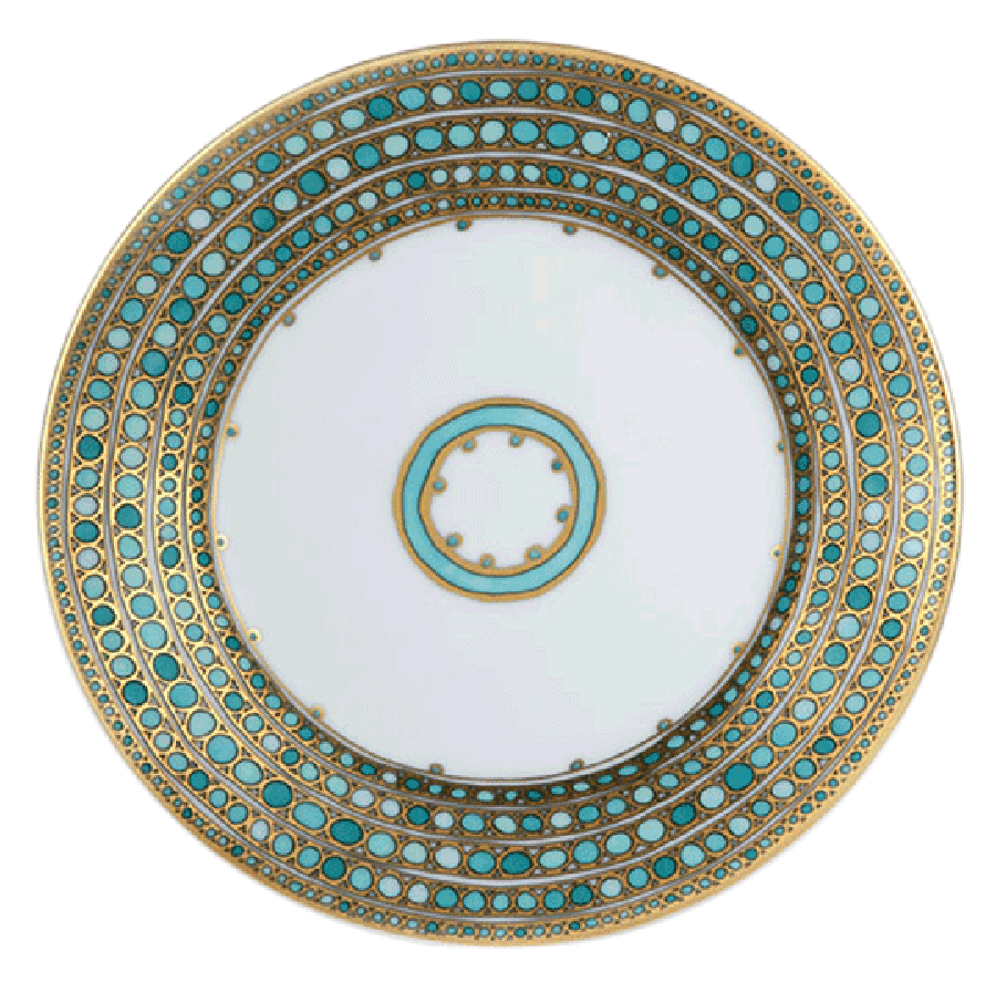 Syracuse Turquoise  Dessert Plate 8.25"