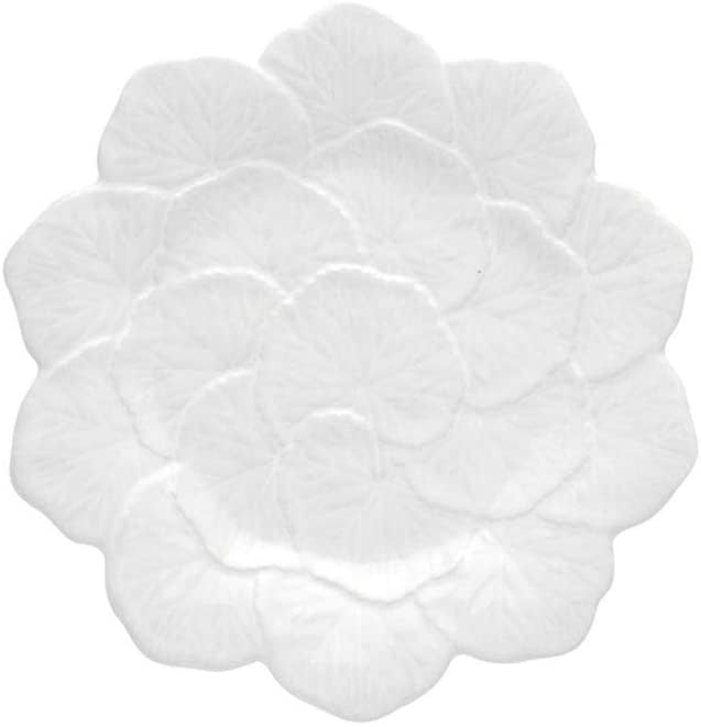Geranium - Dessert Plate 22 White