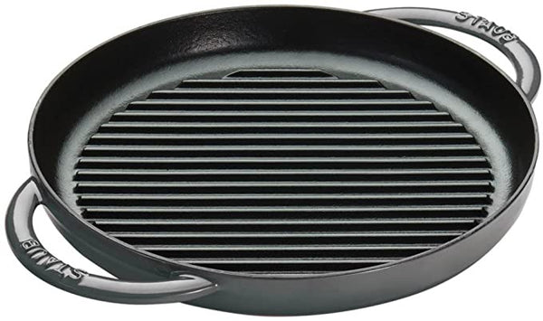 STAUB Square Grill Pan, 33 cm, Graphite Grey