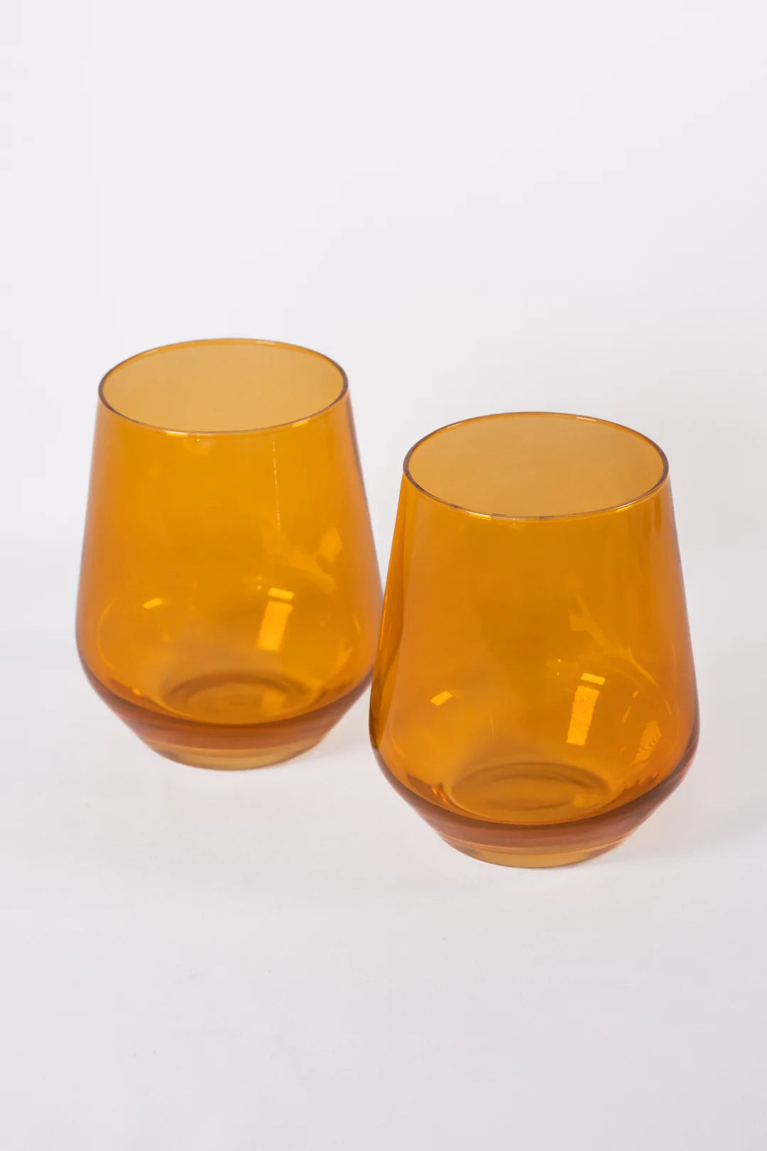 Estelle Colored Wine Stemless - Set of 2