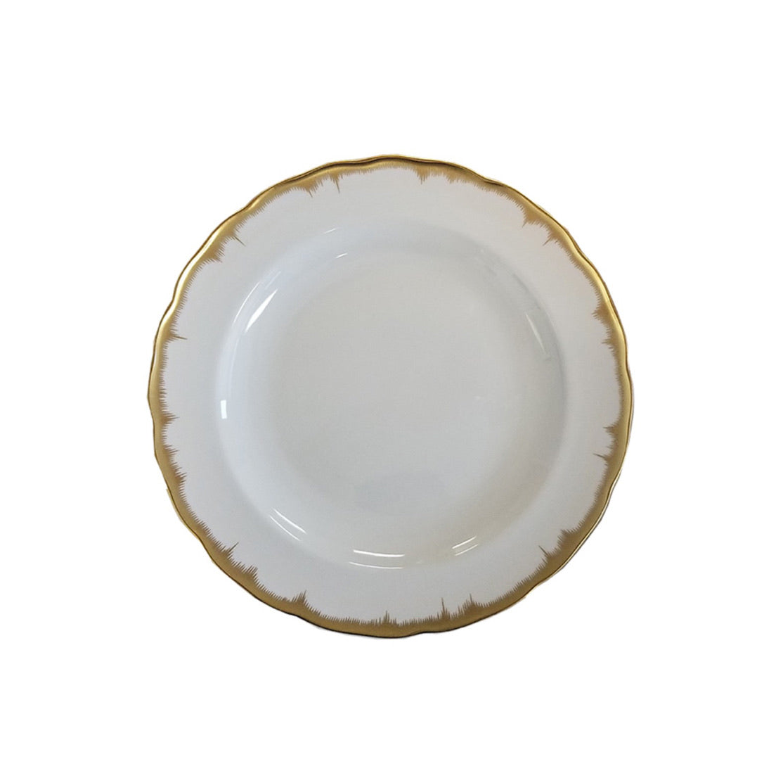 Chelsea  Feather Gold Dinner Plate