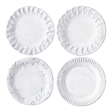 Vietri Incanto Assorted Canape Plates - Set of 4
