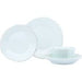 Vietri Lastra Aqua Four-Piece Place Setting