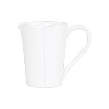 Vietri Lastra White Pitcher