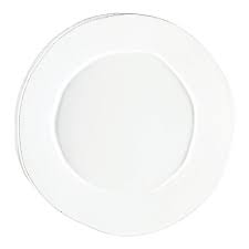 Vietri Lastra White Round Platter