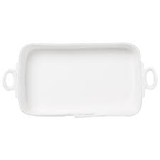 Vietri Lastra White Rectangular Baker