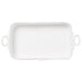 Vietri Lastra White Rectangular Baker