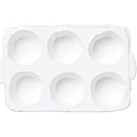 Vietri Lastra White Muffin Tin