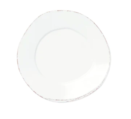 Melamine Lastra White Salad Plate