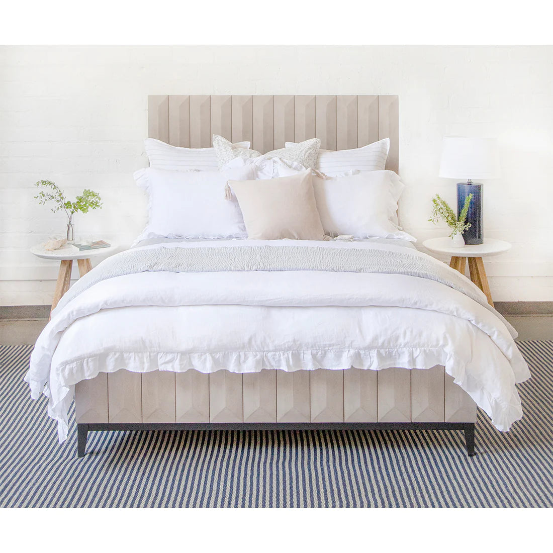 Nantucket Matelasse Coverlet - Grey