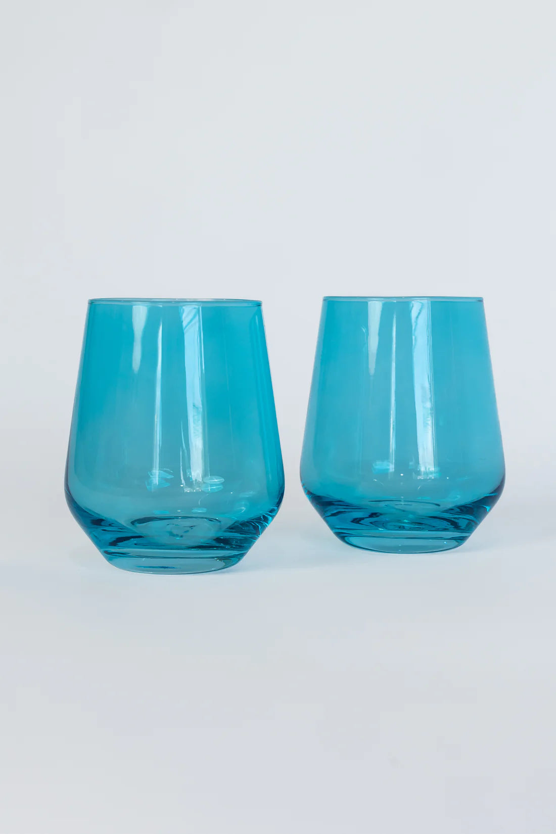 Estelle Colored Glass Stemless Wine Glass - Thumbnail 3