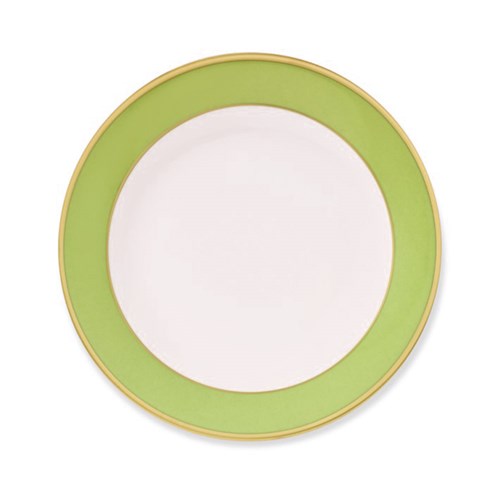 Colorsheen Green Gold Ultra-White Salad Plate