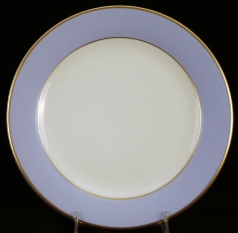 Colorsheen Blue Gold Ultra-White Salad Plate