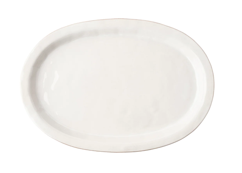 Puro Whitewash 20" Oval Platter