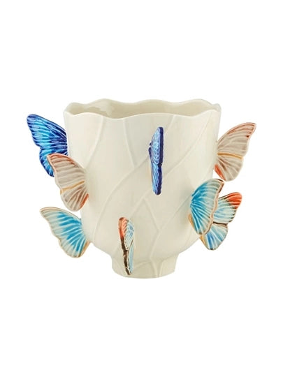 Cloudy Butterflies Vase