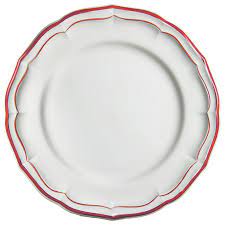 Filet Rouge Dessert Plate