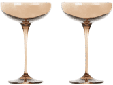 Estelle Colored Champagne Coupe - Set of 2