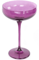 Estelle Colored Champagne Coupe - Set of 2