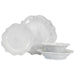 Vietri Incanto Stone White Baroque Four-Piece Place Setting