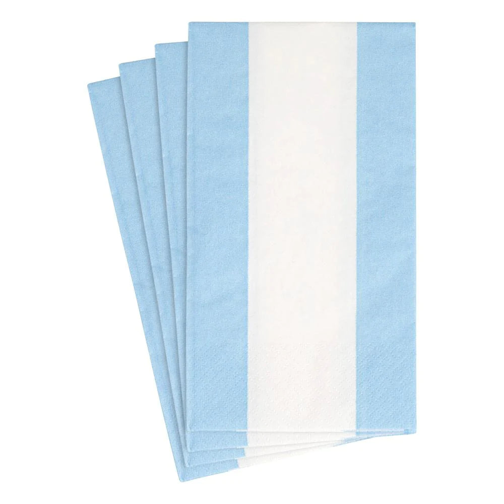 Blue Stripe Paper Guest Towels