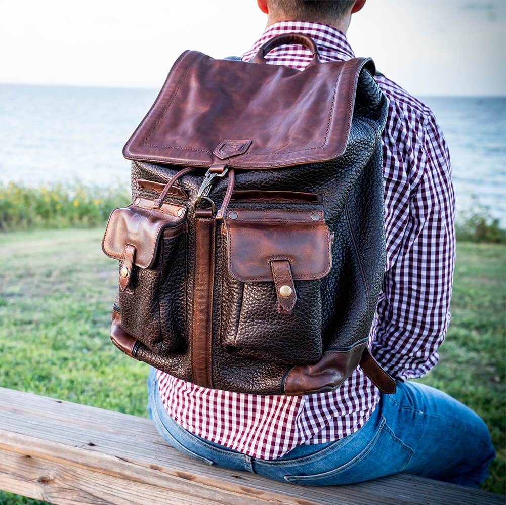 Theodore Leather Backpack| Mission Mercantile