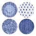 Vietri Santorini Assorted Dinner Plates - Set of 4