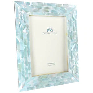 Blue Mother of Pearl Frame 5x7