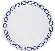 Chains Easy Care Placemats - Set of 4 Round